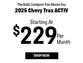 2025 Chevy Trax offer