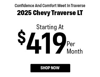 special offer on Chevy Traverse LT