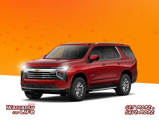 special offer on the new Chevy Tahoe LT