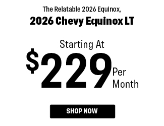 special offer on Chevy Equinox