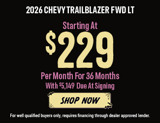 2026 Chevrolet Traverse LT offer