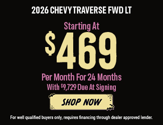 2026 Chevrolet Traverse LT Offer