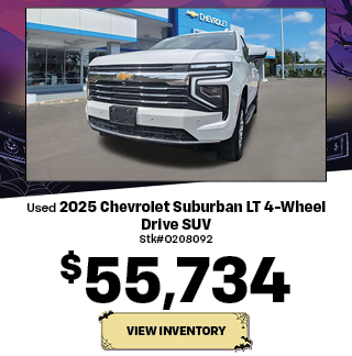 preowned Chevrolet Suburban offer