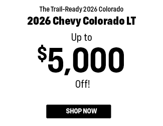 special offer on the new Chevy Tahoe LT