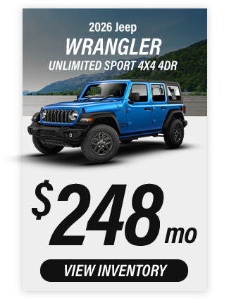 New Jeep Wrangler offer