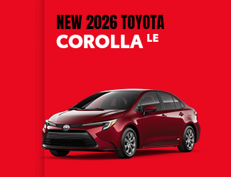 offer on new Toyota Corolla