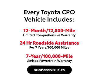 Toyota CPO offer