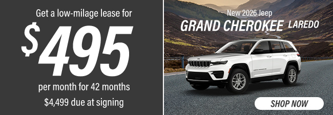 2026 Jeep Grand Cherokee Laredo offer
