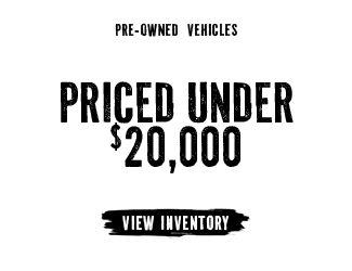 pre-owned vehicles under 20,000 USD