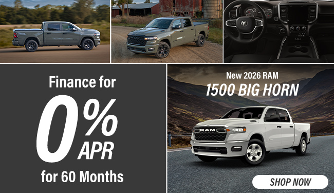 2026 RAM 1500 Big Horn offer