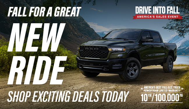 Fall for a Great New Ride - Shop Exciting Deals Today