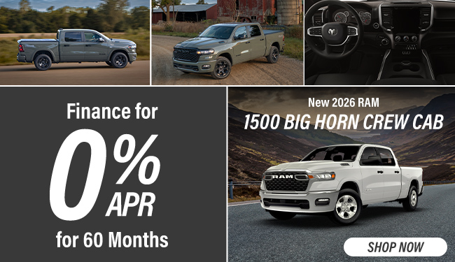 2026 RAM 1500 Big Horn Crew Cab offer