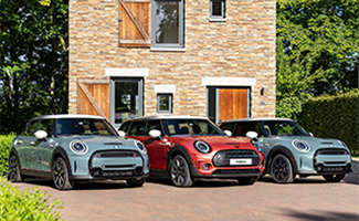 Line-up of MINIs