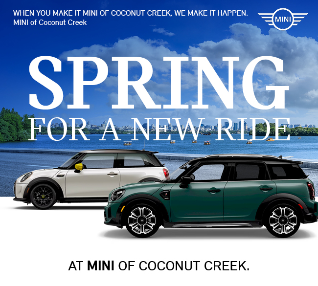 Love at first price. At MINI of Coconut Creek.