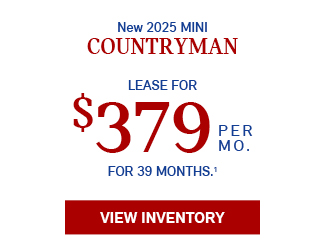 New 2025 MINI COOPER select models offer