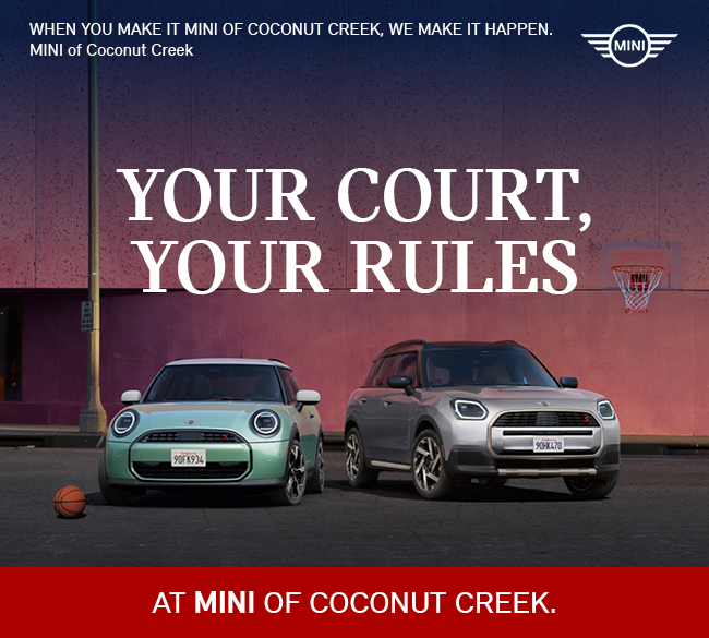 It’s Your Court, Your Rules at MINI of Coconut Creek