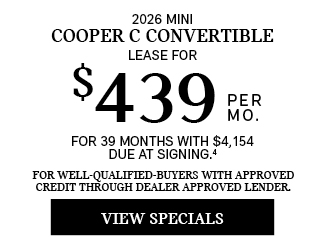 2026 MINI Cooper Cooper S Convertible Offer