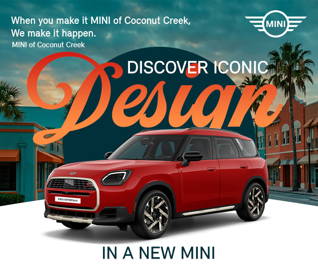 Discover iconic design at MINI of Coconut Creek