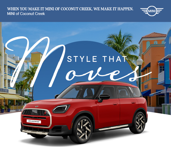 Discover iconic design at MINI of Coconut Creek