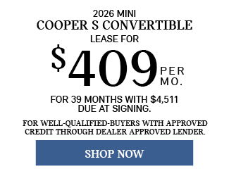 2026 MINI Cooper Comvertible offer