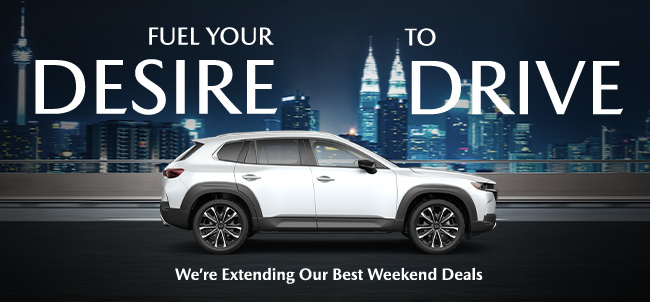 Fuel your desire to drive, we're extending our best weekend deals