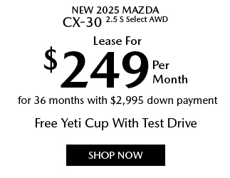 special offer Mazda CX-30