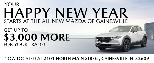 Trade in trade up at Mazda of Gainesville