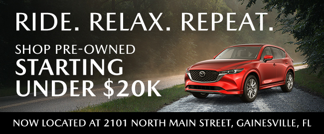 Ride. Relax. Repeat. Shop pre-owned starting at under twenty thousand USD