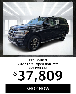 preowned Ford Expedition offer