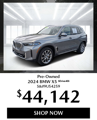 preowned BMW X5 offer