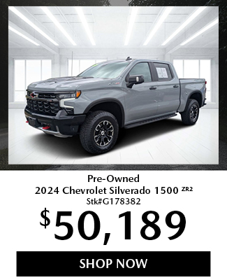 preowned Chevy Silverado offer