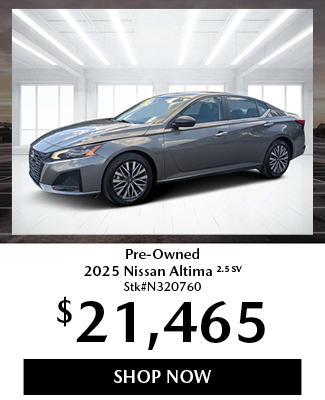 Pre-Owned 2025 Nissan Altima 2.5 SV offer