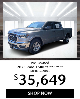 Pre-Owned 2025 Ram 1500 Big Horn/Lone Star offer