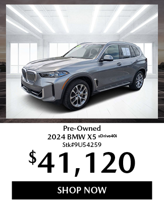Pre-Owned 2024 BMW X5 sDrive40i offer