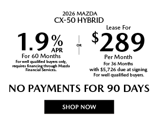 2026 Mazda CX-50 Hybrid offer