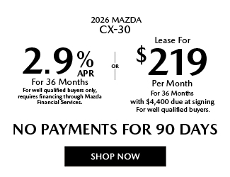 2026 Mazda CX-30 offer