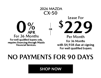 2026 Mazda CX-50 offer