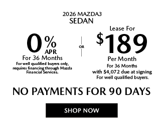 2026 Mazda3 Sedan offer