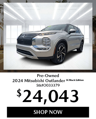 Pre-Owned 2024 Mitsubishi Outlander SE Black Edition offer