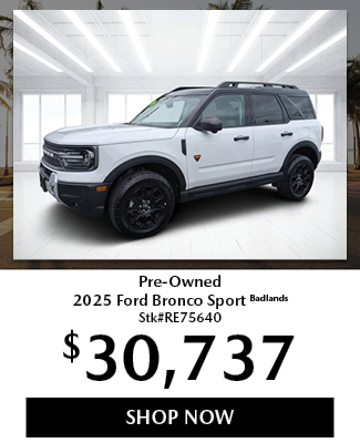 Pre-Owned 2025 Ford Bronco Sport Badlands offer
