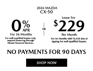 2026 Mazda CX-50 offer