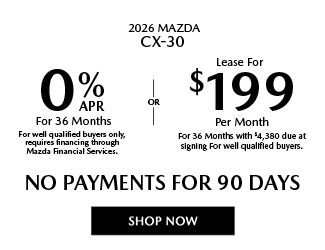 2026 Mazda CX-30 Sedan offer