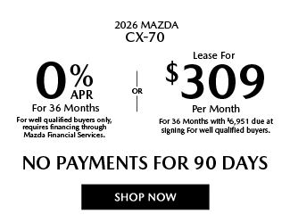 2026 Mazda CX-70 offer