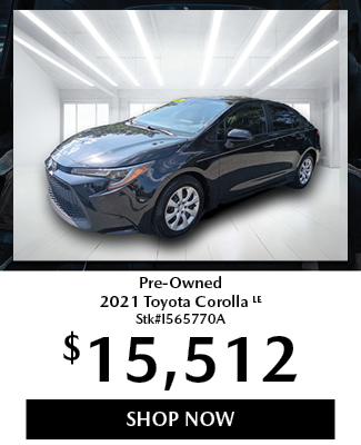 Pre-Owned 2021 Toyota Corolla offer