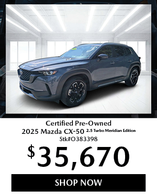 Pre-Owned 2025 Mazda cx-50 offer