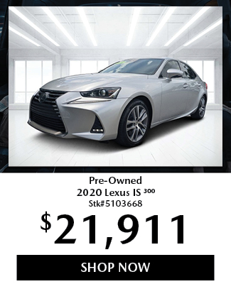 Pre-Owned 2020 Lexus IS-300 offer