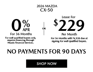 2026 Mazda CX-50 offer