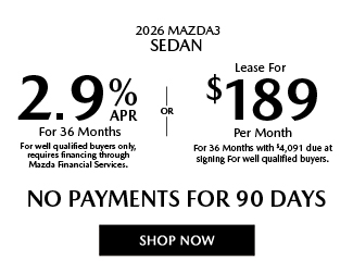 2026 Mazda3 offer