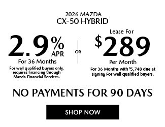 2026 Mazda CX-50 Hybrid offer
