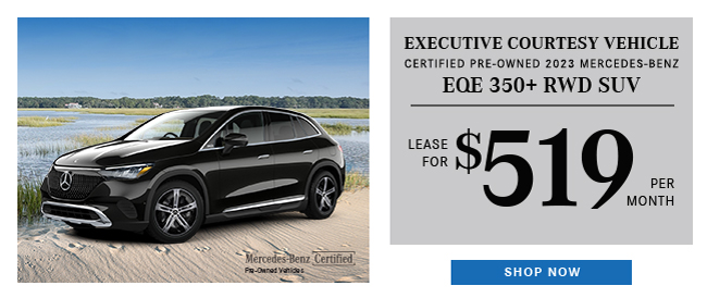 Executive Courtesy Vehicle CPO 2023 Mercedes-Benz EQE 350+ RWD SUV